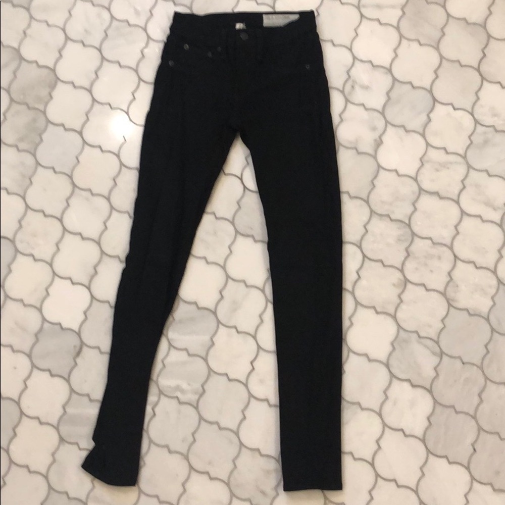 Rag and Bone Black Legging Jeans